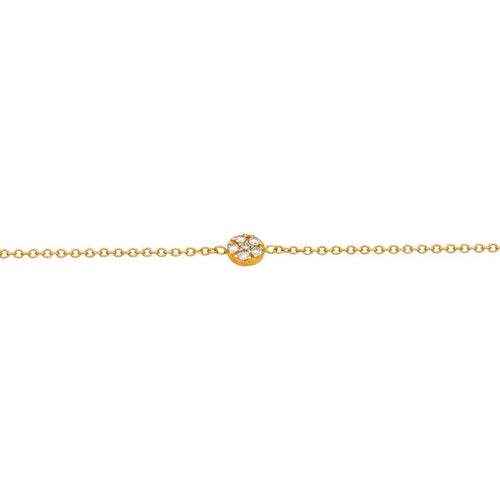 Bracelet Vanrycke Bracelet Maille forçat  Or rose Diamant 58 Facettes 4916765RV