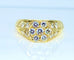 Bague 47 Chevalière en or jaune 18 carats, 15 diamants 0,75 carats 58 Facettes AB634
