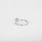Bague 54 Solitaire or blanc serti de diamants 58 Facettes 3121216