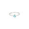 Bague Bague Topaze Bleue 58 Facettes