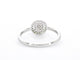 Bague Bague en or blanc avec diamants et émeraude 58 Facettes 2313