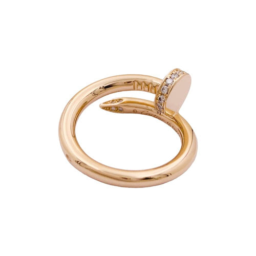 Bague 50 Bague Cartier, "Juste un Clou", or rose, diamants. 58 Facettes 35012