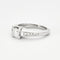Bague Bague en platine avec diamants 58 Facettes 240233