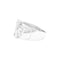 Bague 56 Bague "Tank", platine et diamants. 58 Facettes 34993