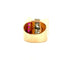 Bague 53 Bague tank en or 18 carats diamants et rubis 58 Facettes