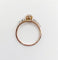 Bague 51.5 Bague victorienne or rose et argent, diamant et diamants 58 Facettes A05591