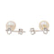Boucles d'oreilles Boucles d'oreilles Puces Or blanc Perle 58 Facettes 3460624RV