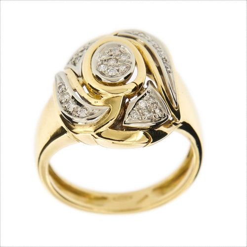 Bague 57 Bague 2 ors diamants 58 Facettes 33599