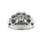 Bague 53 Bague avec saphirs et diamants 58 Facettes 30533