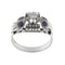 Bague Bague avec saphirs et diamants 58 Facettes 30533