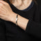 Bracelet Bracelet manchette Cartier des années 70 en argent sterling et or 18 carats, logo CC vintage signé 58 Facettes G13936