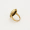 Bague 53 Bague marquise en or jaune et or gris 18K, opale 58 Facettes DIN0097
