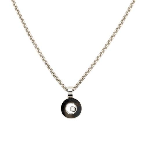 Pendentif Chopard - Pendentif Happy Diamond - Or blanc 58 Facettes Chopard