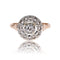 Bague 54 Bague ancienne diamants ronde 58 Facettes 24-273