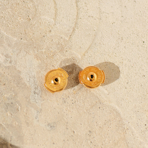 Boucles d'oreilles Boucles d'oreilles puces Chopard « Happy Diamonds » en or jaune 18 carats | Diamants 0,91 ct 58 Facettes 3285