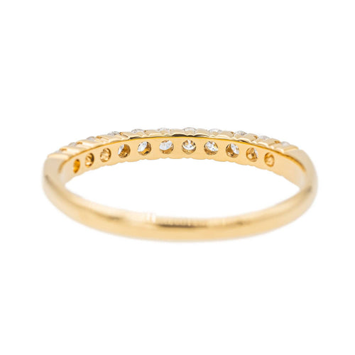 Bague 50 Bague Demi alliance Or jaune Diamant 58 Facettes 2713677CN