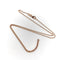 Collier Chaîne à maillons Belcher italiens en or rose 14 carats 58 Facettes A2003X