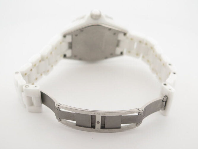 Montre montre CHANEL j12 38 mm ceramique blanche automatique 58 Facettes 261872