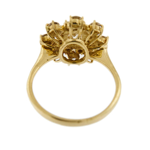 Bague 58 Bague Fleur diamants 58 Facettes 25381