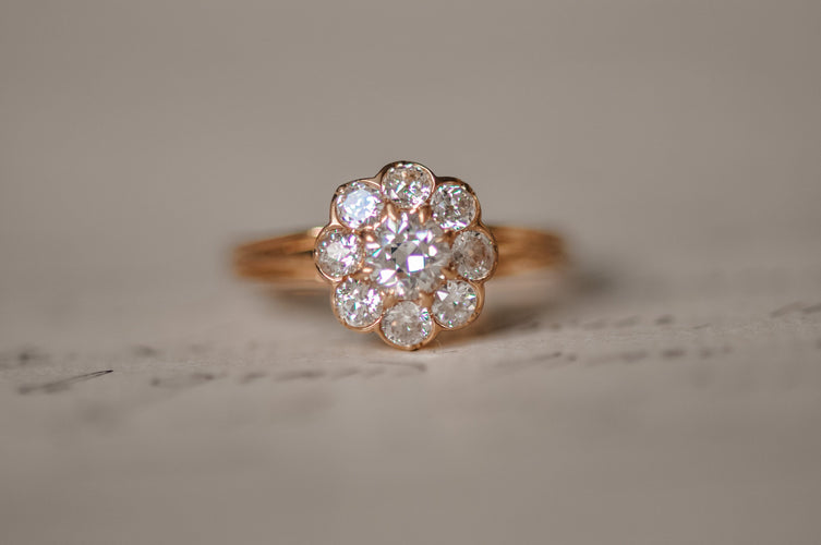Bague 51 Bague en diamant ancienne 58 Facettes