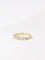 Bague 51 Demi-Alliance américaine en or jaune et diamants 0,5 ct 58 Facettes J115