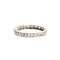 Bague Vintage Deco Diamond Band Sz 5.75 Platinum Wedding Ring Eternity Fine Jewelry 58 Facettes G13359