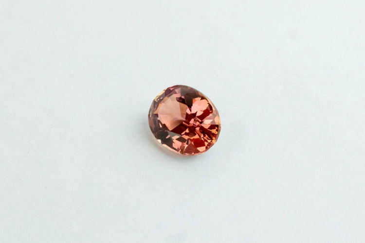 Gemstone Saphir padpardscha 1.19cts certificat PRECIOUS 58 Facettes 64