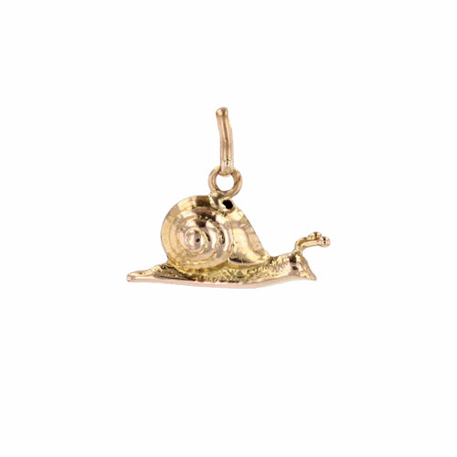 Pendentif Pendentif breloque or jaune escargot 58 Facettes CVP183