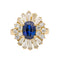 Bague Bague Pompadour Or jaune Saphir 58 Facettes 3746436RV