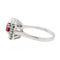 Bague 53 Bague Or blanc Rubis 58 Facettes 2905288CN