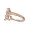Bague 56 Bague Hermès "Filet d'or", or rose, diamants. 58 Facettes 33474
