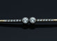 Broche Spilla a Barretta con Diamanti 58 Facettes