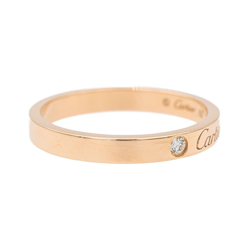 Bague 60 Cartier Bague Alliance C de Cartier Or rose Diamant 58 Facettes 3182208CN