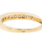 Bague 52 Bague Demi alliance Or jaune Diamant 58 Facettes 3002244CN