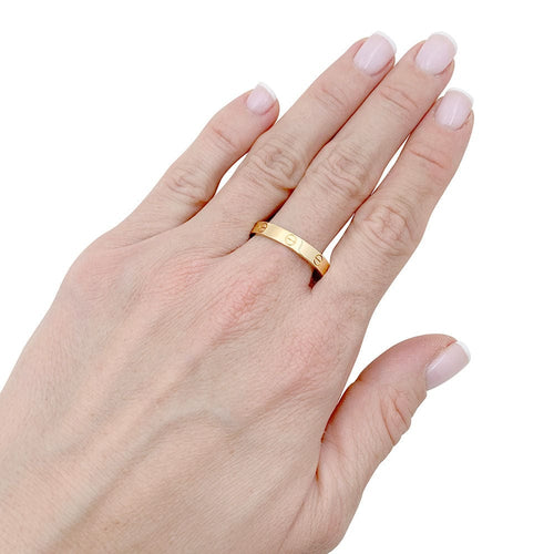 Bague 65 Bague Cartier "Love" or jaune. 58 Facettes 33958