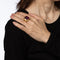 Bague Cabochon Pink Tourmaline Ring Square Cocktail Estate 18k Yellow Gold Sz 6 Maz 58 Facettes G13411