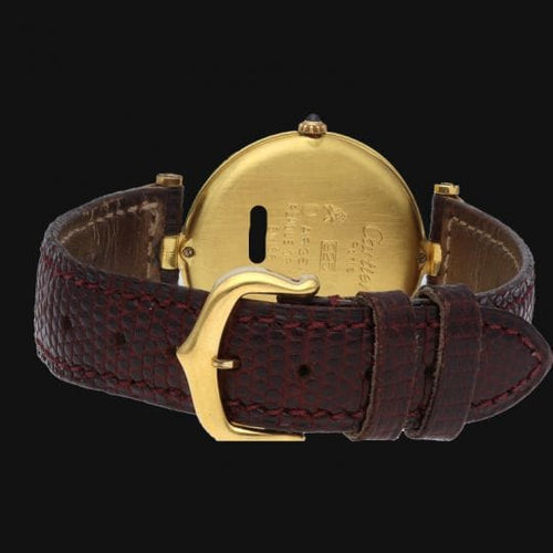 Montre Cartier Montre Must De Cartier Vermeil 58 Facettes MT44365