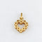 Pendentif Pendentif coeur en or jaune et diamants 58 Facettes 33147