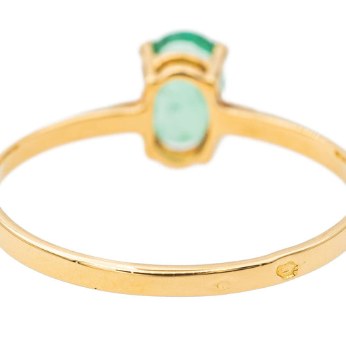 Bague 54 Bague Solitaire Or jaune Emeraude 58 Facettes 3447711CN