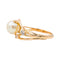 Bague 55 Bague Or rose Perle 58 Facettes 3456050CN
