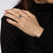 Bague 53.5 Bague Saphir Diamant Vintage Pierre Précieuse Fiançailles Or Jaune 58 Facettes G13425