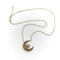Collier Pendentif victorien en or 14 carats, croissant de lune et étoile, avec chaîne en or 9 carats 58 Facettes A2004I
