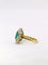 Bague Bague marguerite émeraude ovale diamants 58 Facettes J396