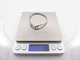 Bracelet bracelet FRED force 10 mm manille en or blanc cable acier t14 58 Facettes 260312