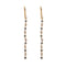Boucles d'oreilles Boucles d'oreilles pendantes avec diamants, saphirs et tanzanite 58 Facettes 33053