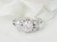 Bague 57 Bague solitaire en or blanc platine et diamant 1,20ct 58 Facettes 33557