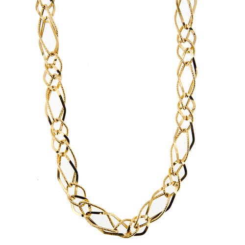 Collier Collier en or jaune et diamants 58 Facettes 37707