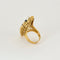 Bague 52 Bague or jaune et perles 58 Facettes FON19512