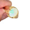 Bague 51 Bague ancienne ajourée sertie d'une opale cabochon 58 Facettes 321