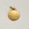 Pendentif AUGIS - Médaille or jaune, rubis de synthèse et diamants 58 Facettes DIE1211